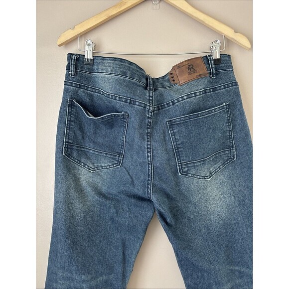Refinery Republic Men's Ribbed Jeans, Slim Fit, 34x30, Denim, Stretch, Casual - Picture 6 of 8